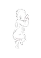 New baby baby girl Card 41157 created by Thomas Haddon