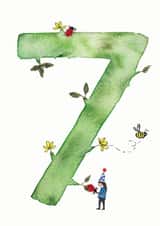 Happy 7th birthday card created by Heidi Burton