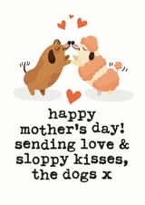 fur sending Mothers Day Card 6013 created by Mrs Best Paper Co.