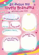 DIY Mother's Day Card for Grandma created by Mrs Best Paper Co.