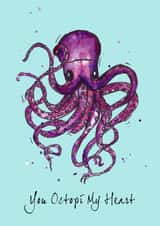 octopus occupy Anniversary Card 16665 created by Lowenna Designs