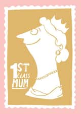 1st Class Mum card created by Cardinky