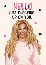 Beyonce Thinking of you Card 40666 created by Bubble&Cheek