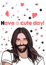 jonathan vanness queer eye Birthday Card 16713 created by The Daffodil Art