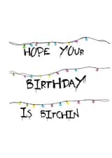 stranger things netflix Birthday Card 15066 created by Amy