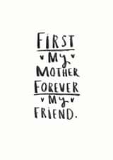 adult typography Mothers Day Card 38536 created by Ellie Ellie