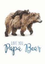 papa bear Father's Day Card 11883 created by Citrus Bunn
