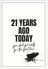 shat time Birthday Card 16392 created by Peter De Wreede