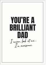 brilliant mean Father's Day Card 40869 created by Peter De Wreede
