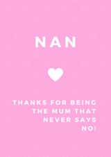 Cute Mother's Day Card for your Nan, Grandma, Grandmother created by Billy Claridge