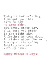 stars verse Mothers Day Card 2851 created by Always Sparkle