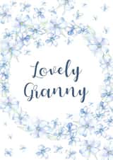 Lovely Granny Floral Card created by Zoe-Claire