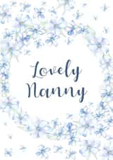 Lovely Nanny Floral Card created by Zoe-Claire
