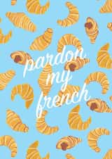 french pardon Card 41342 created by Paige & Willow