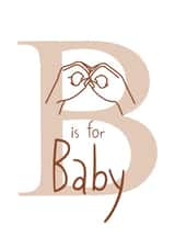 sign language adult New Baby Card 16806 created by The Stringer Edit