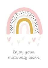 rainbow enjoy Pregnancy Card 9252 created by Tiger Feet Creations