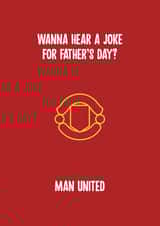 manchester united football Father's Day Card 11683 created by Rishi