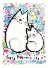Cat card Cat Mum Card 34071 created by Kat Pearson