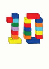 ten blocks Birthday Card 7041 created by A Ray of Sunshine Cards