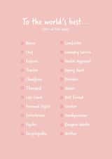 world's best Mothers Day Card 41450 created by Adrian  Rojas