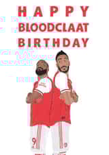 Arsenal Lacazette Birthday Card 41217 created by David Rudd