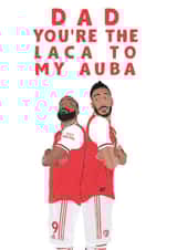 Aubameyang Lacazette Father's Day Card 41218 created by David Rudd