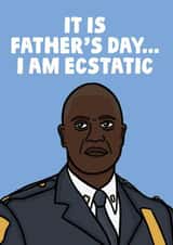 Raymond Holt Brooklyn 99 Father's Day card created by Studio Doodles