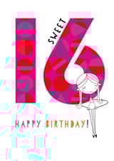 16 sweet 16 Card 24742 created by Pink Pig