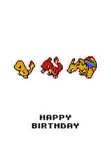 pokemon charmander Birthday Card 11684 created by Rishi