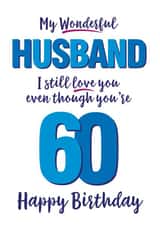 adult 60 Birthday Card 16671 created by Waffle & Faff