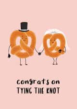 Pretzel wedding - tie the knot created by Easel & Bear