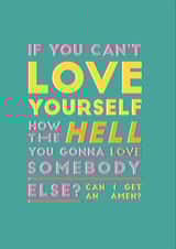 rupaul yourself Just because Card 17032 created by Christine Hooper