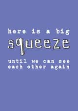 Blue Lockdown Squeeze Card created by Becka Griffin