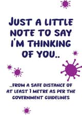 little note Thinking of you Card 32089 created by Shutterjunkie