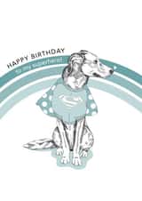 nhs superhero Love & Friendship Card 30756 created by Dotty Dog Art