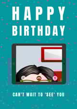 facetime virtual Birthday Card 15519 created by RAPPIT