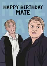 this country mate Birthday Card 17106 created by Guilty Cards