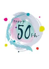fifty 50 Birthday Card 9142 created by PAPAGRAZI