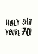 Special Age holy shit Birthday Card 7418 created by I am Nat