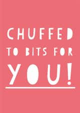 chuffed bits Congratulations Card 9862 created by Heather Alstead Design LTD