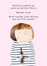 wine skinny Just because Card 17019 created by Rosie Made A Thing