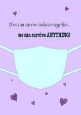 Heart Covid-19 Card 40845 created by Petals & Puns
