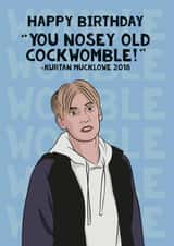 nosey old Birthday Card 17107 created by Guilty Cards