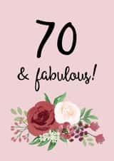 seventy 70th Birthday Card 15957 created by Pippin Prints