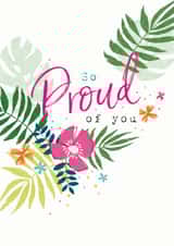 proud flowers Congratulations Card 12523 created by Clare Joys