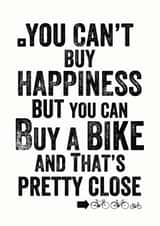 Cycling Birthday Card for Cyclists created by EllieBeanPrints