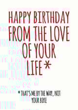 Bike Cycling Birthday Card 41921 created by EllieBeanPrints