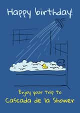 enjoy trip Birthday Card 41657 created by Kewl cards
