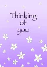 thinking of you love Card 40849 created by Petals & Puns