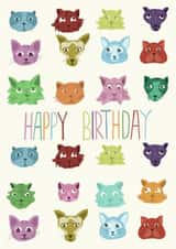 Birthday card cats Card 17224 created by Creative Dragon01
